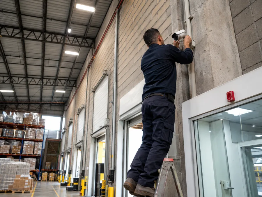Sistema de alarma y seguridad instalado